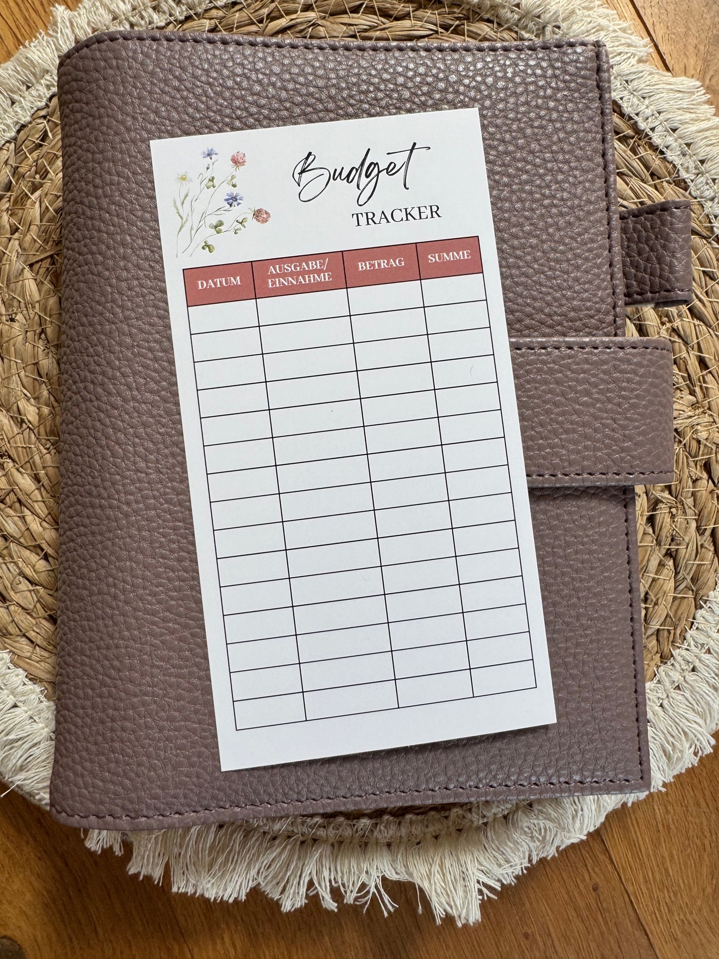 Budget Tracker | Budget Sheets | A6