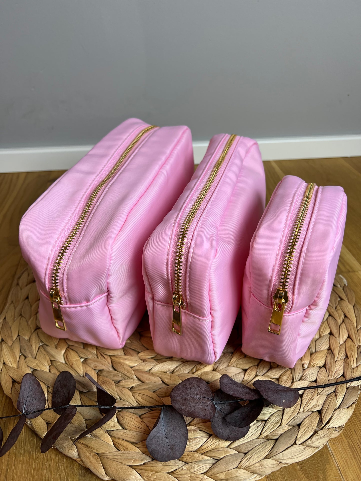 Kosmetiktaschen - Nylon - Farbe rosa