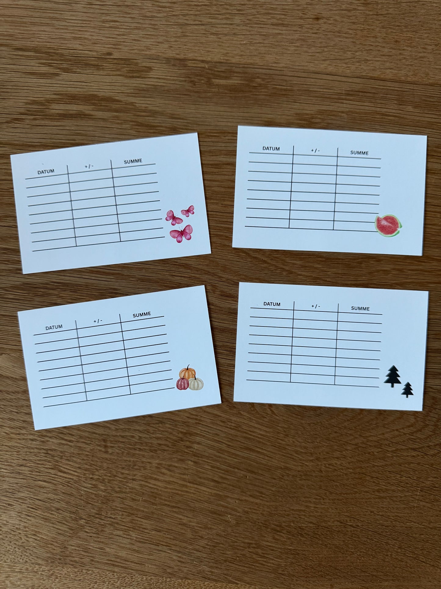 A7 Mini Jahreszeiten Challenge | mit Tracker