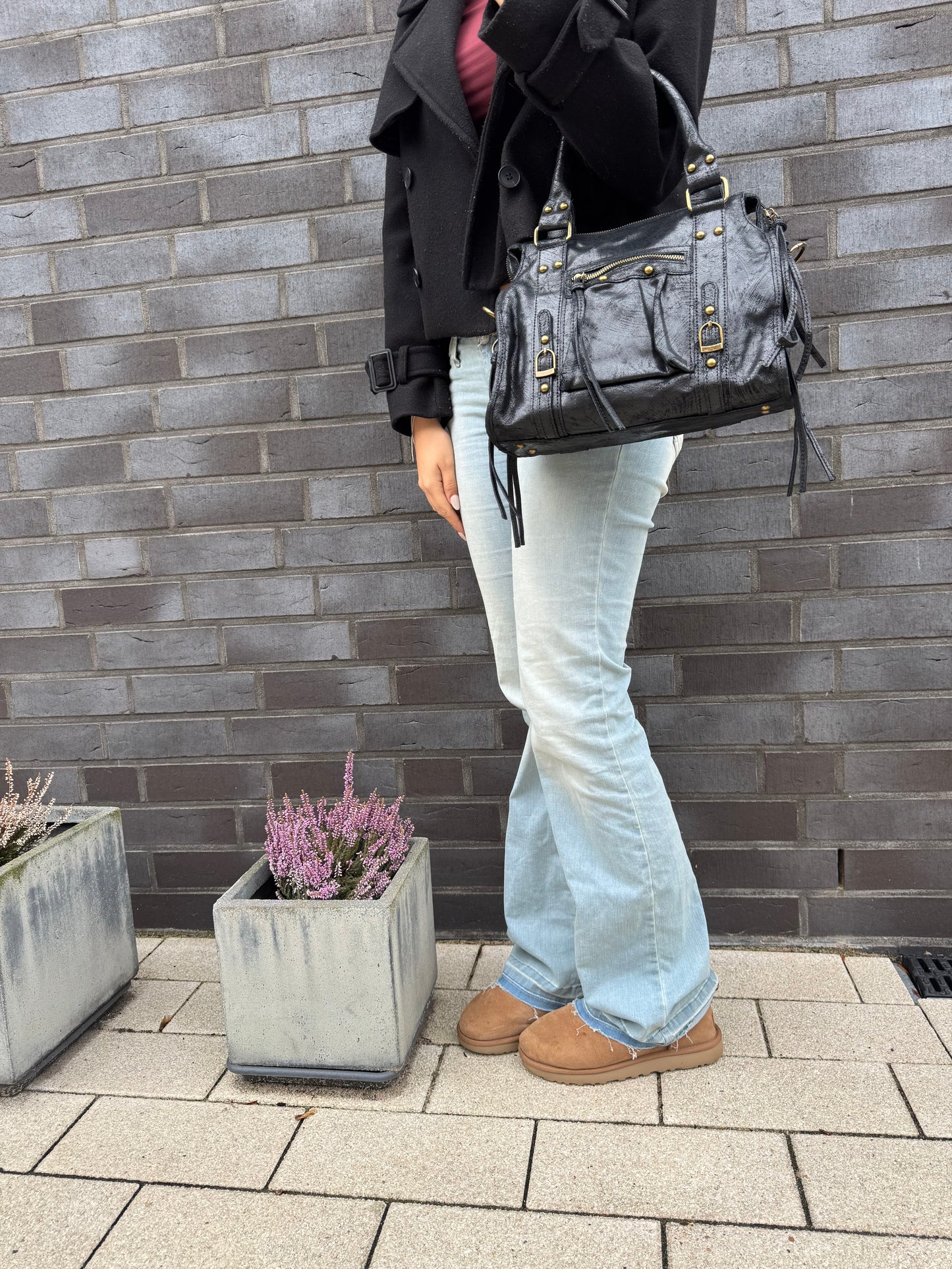 City Bag CLARA | Größe M | schwarz