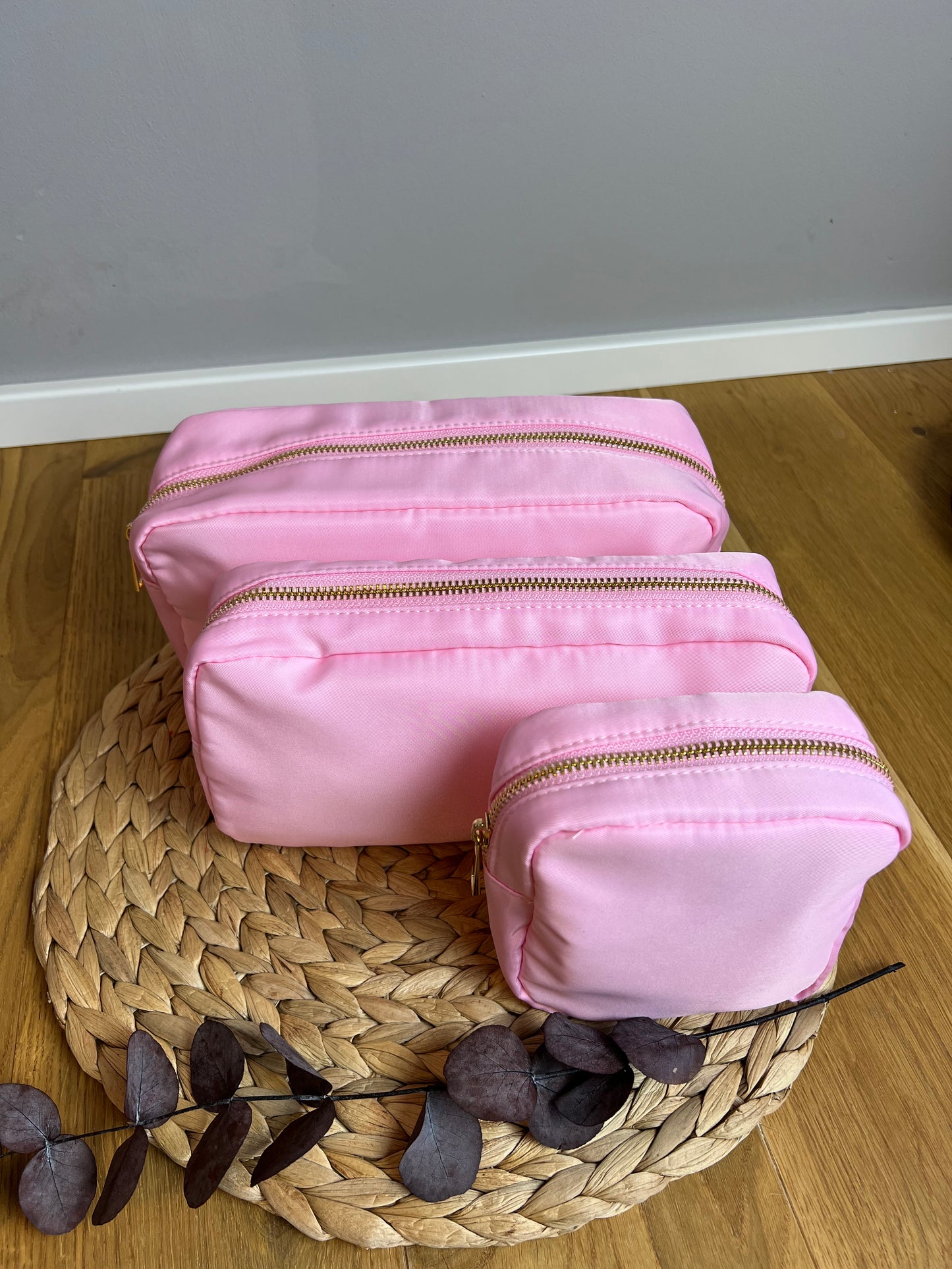 Kosmetiktaschen - Nylon - Farbe rosa