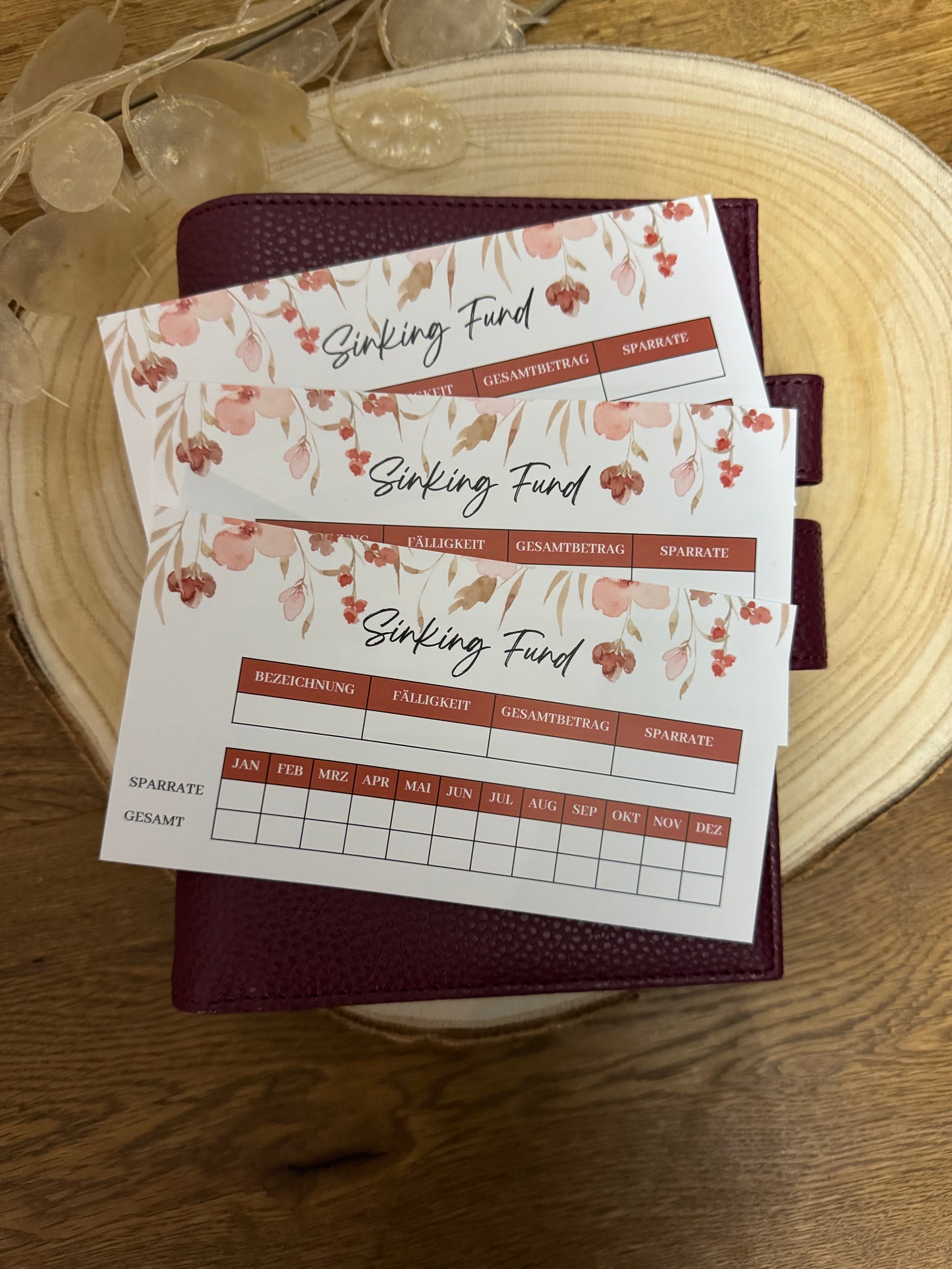 Sinking Fund Tracker | A6 | Design „fruehlingserwachen“