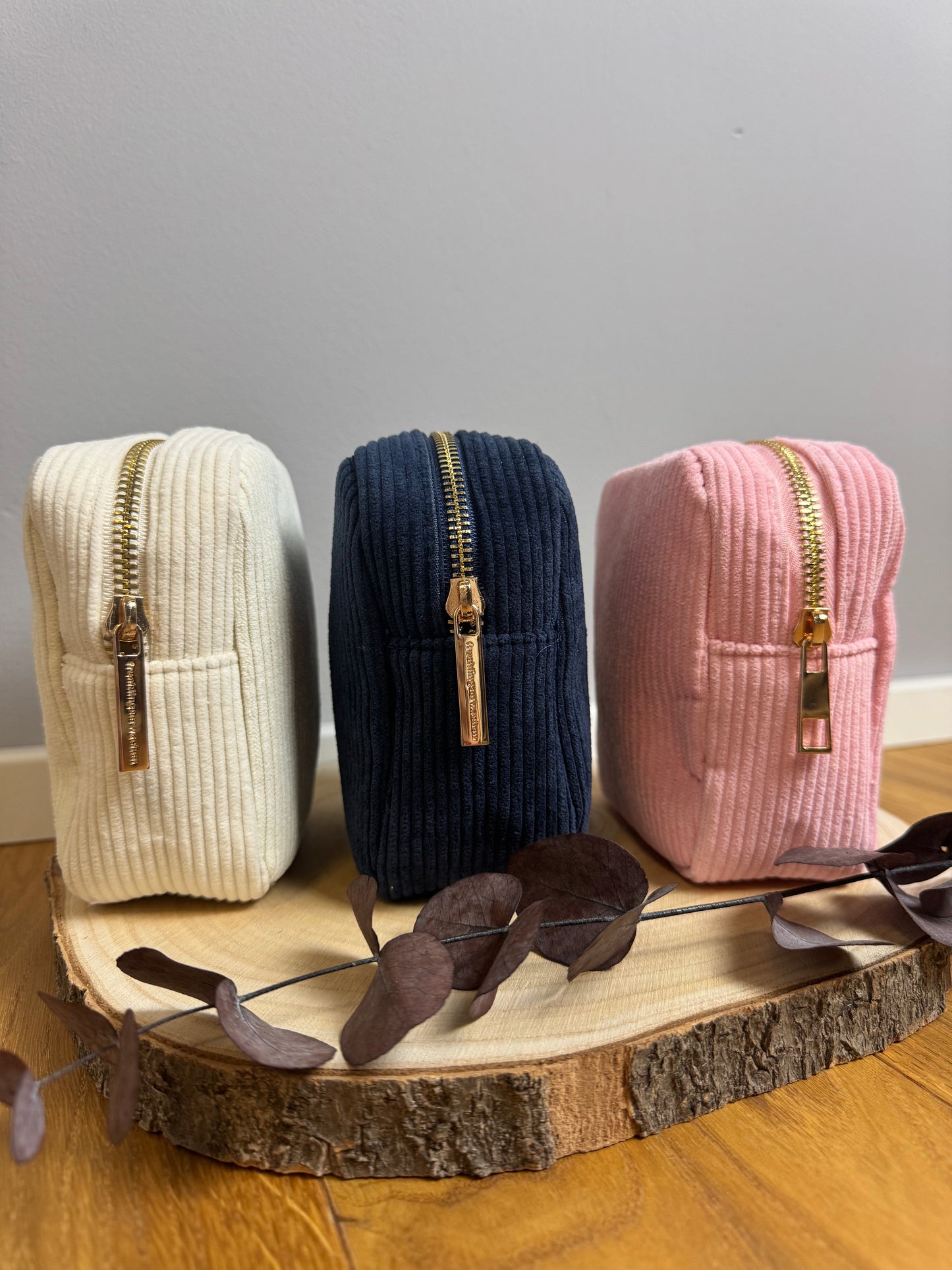 Kosmetiktasche Cord | Größe S | verschiedene Farben