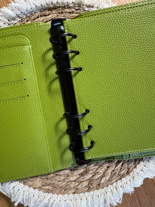 A6 Premium Budget Binder | schwarze Details