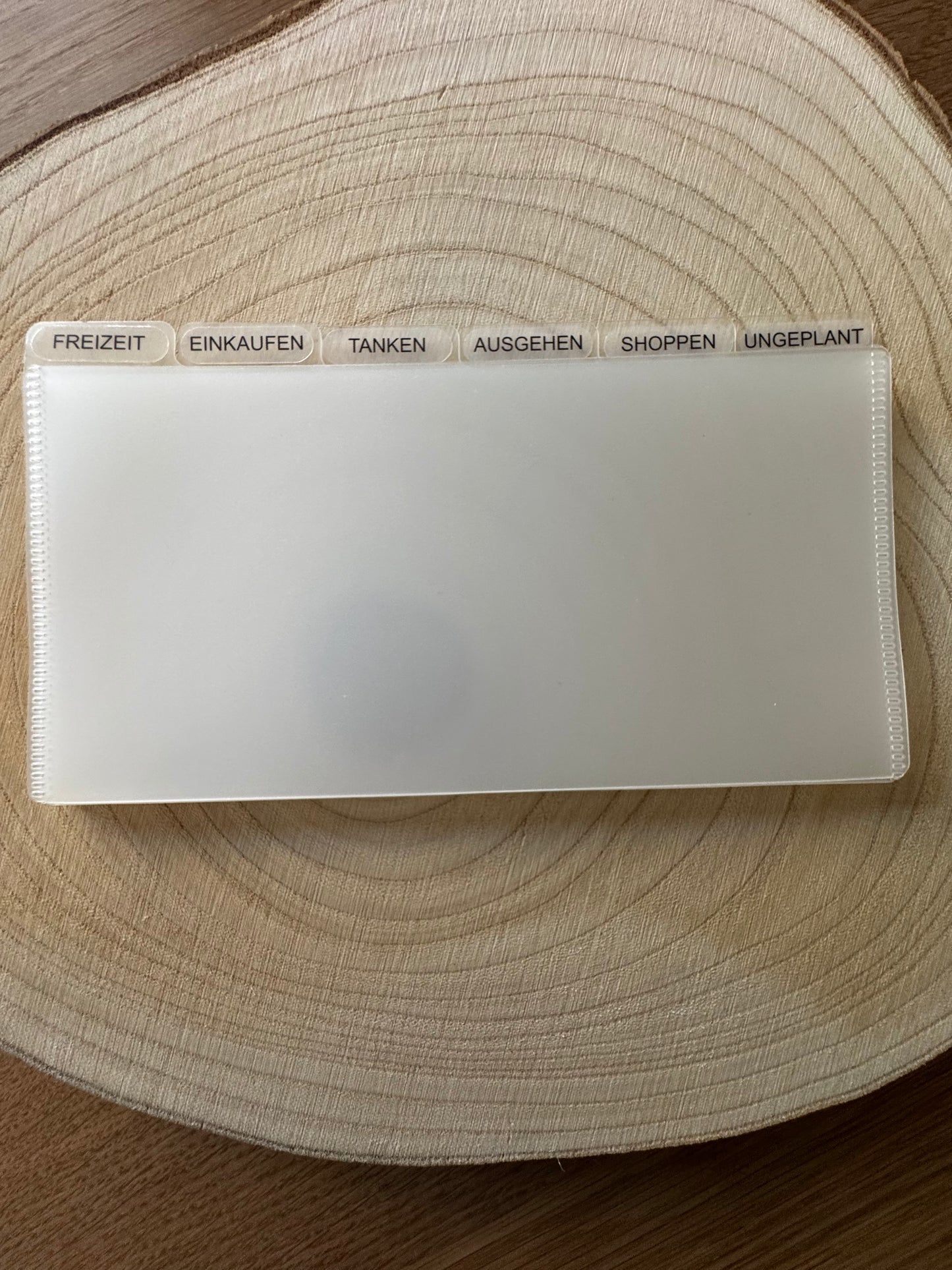 Personalisierte Hüllen mit Register für die Geldbörse | 6er Set