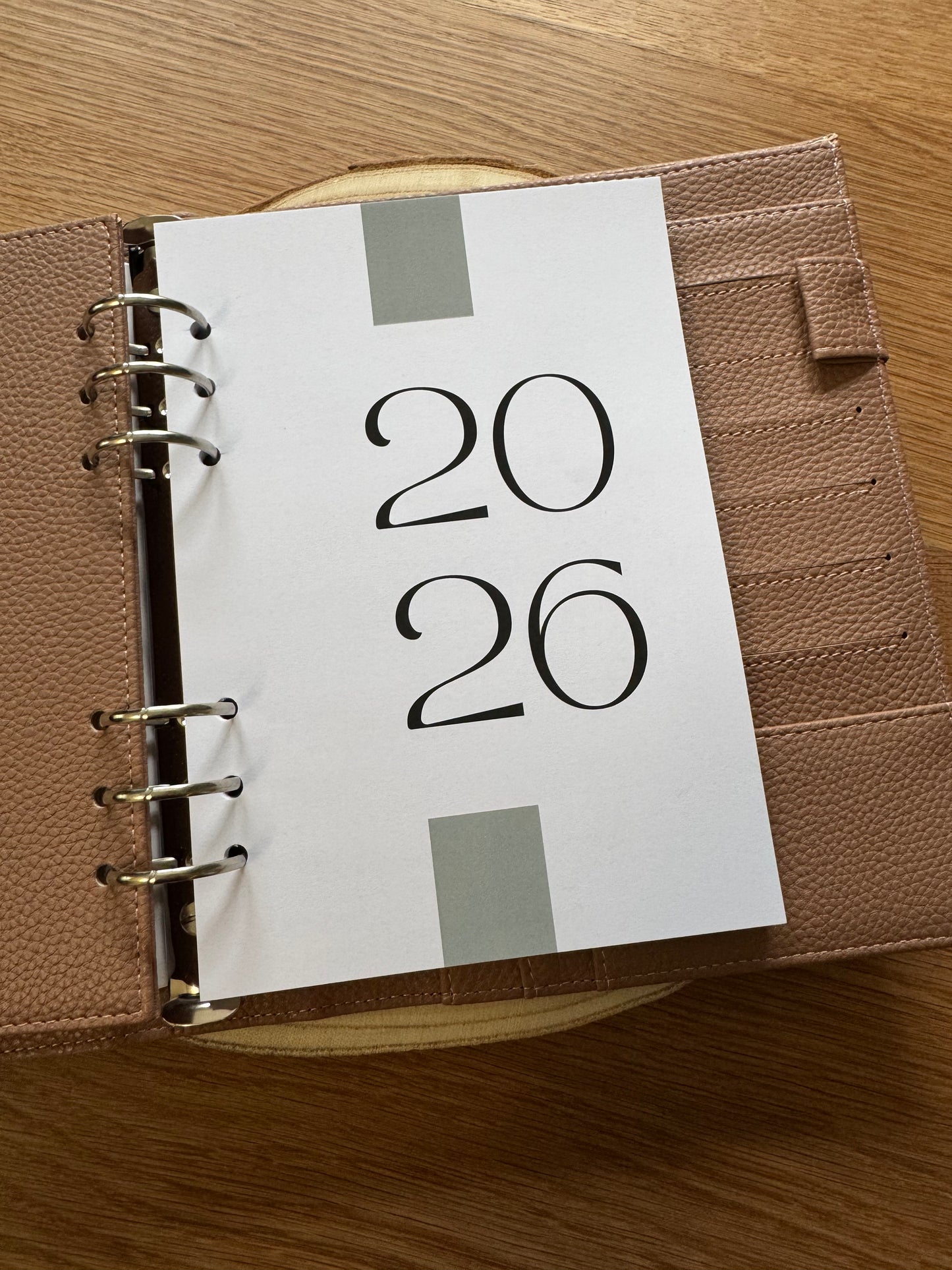 Kalender Einlagen 2026 | A5 & A6 | gelocht