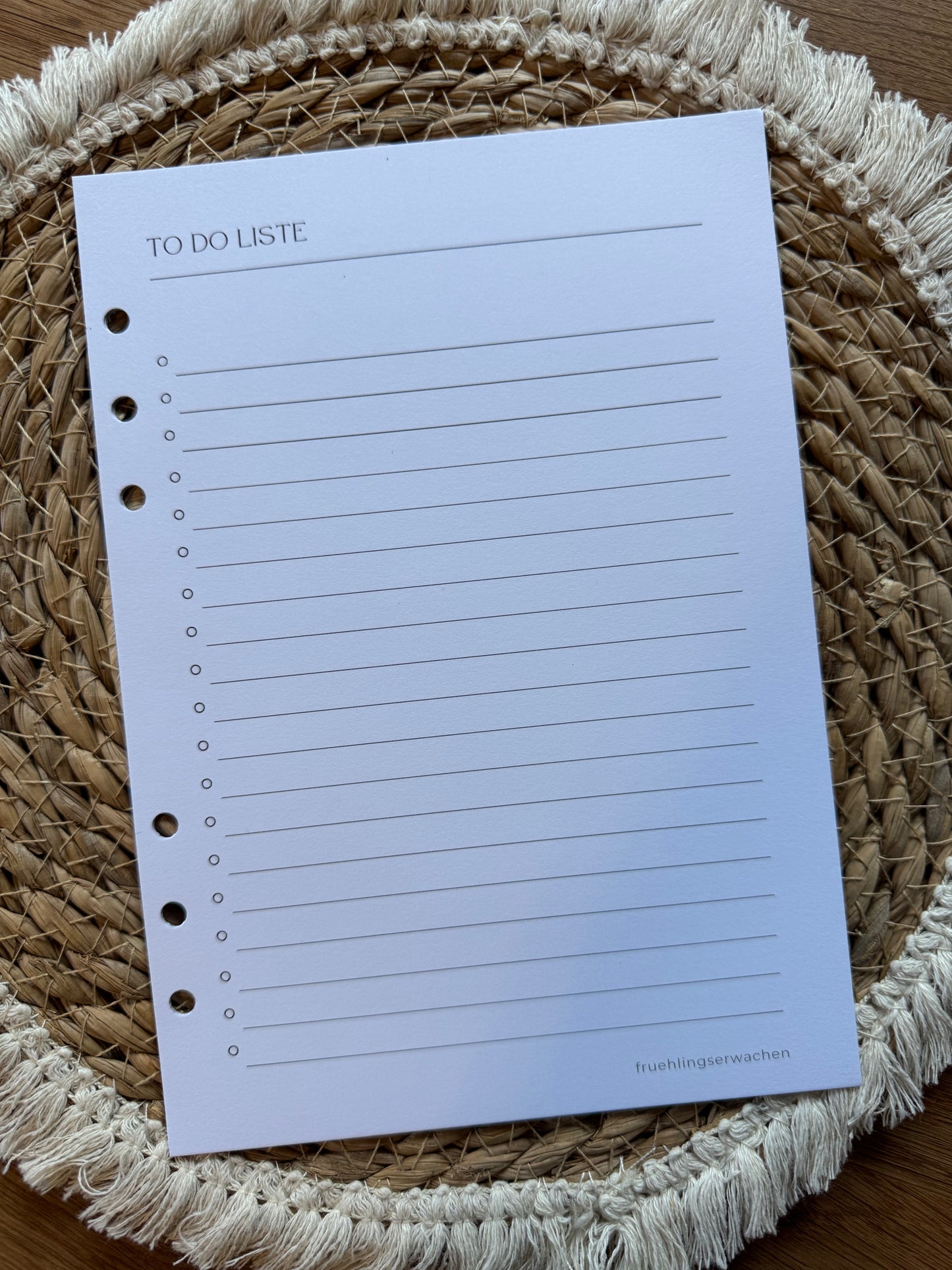 To Do Liste | A5 Ringbuch-Einlagen