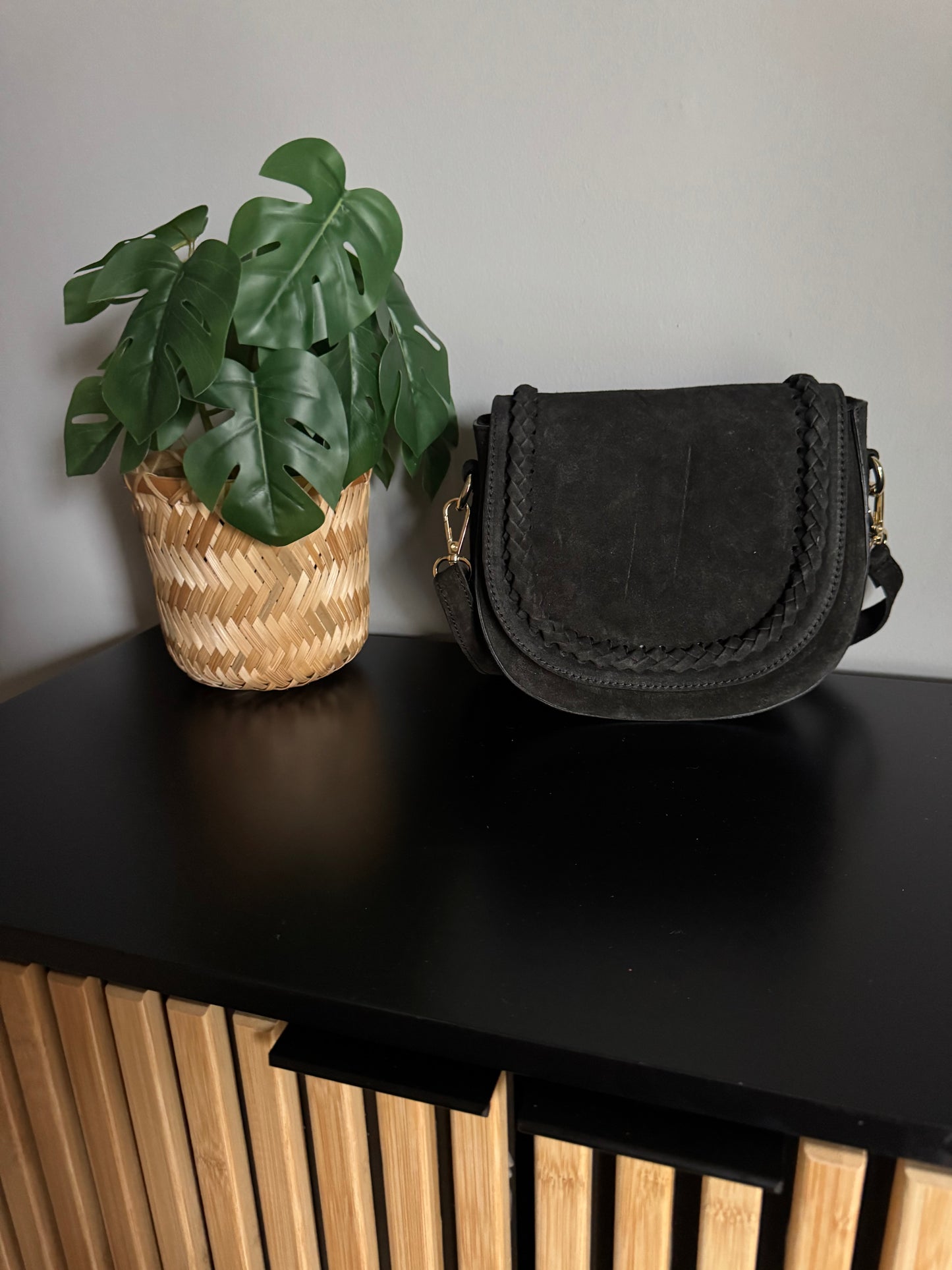 Handtasche PAULA | Wildleder