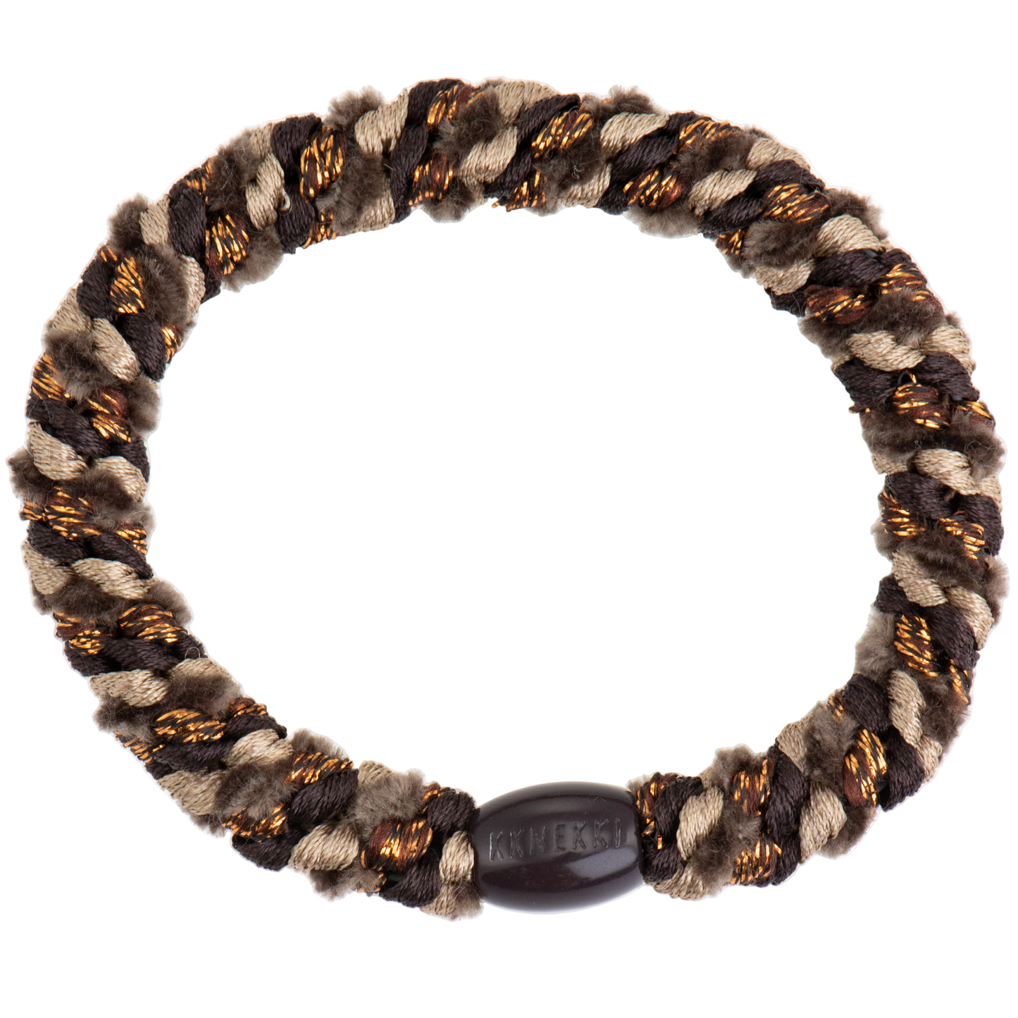 KKNEKKI Original | Haargummi | Mix Moss Brown Glitter
