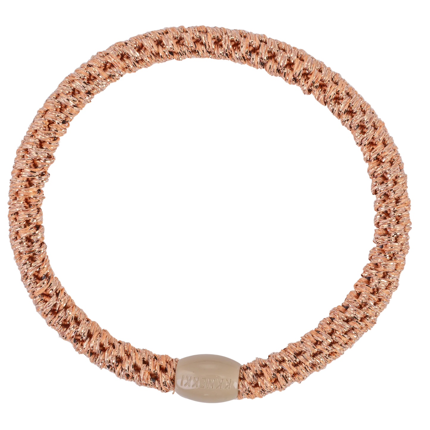 KKNEKKI Original | Haargummi | SLIM | ROSEGOLD GLITTER