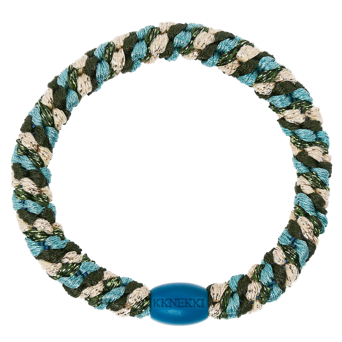 KKNEKKI Original | Haargummi | MIX ARMY TEAL