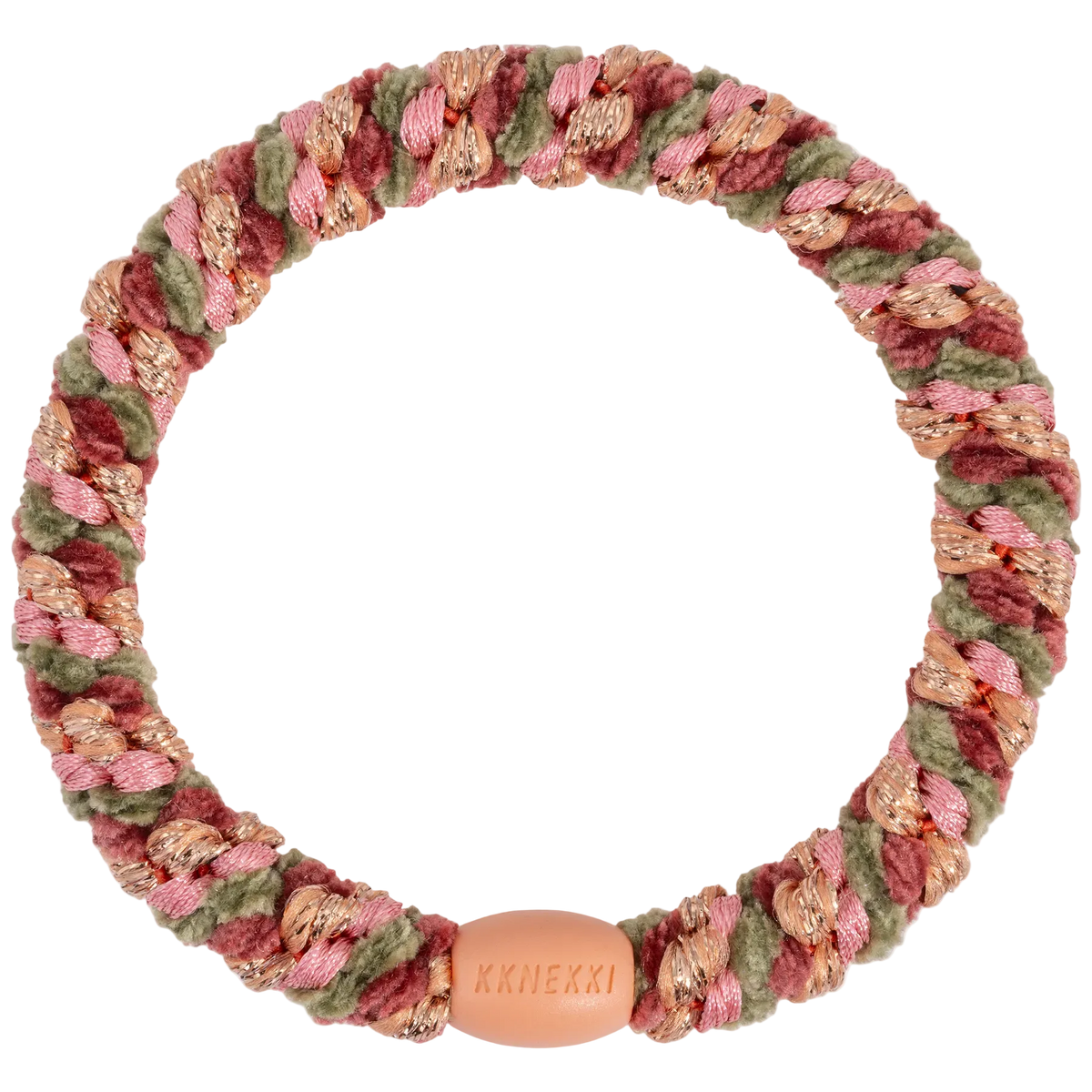KKNEKKI Original | Haargummi | MIX FADED ROSE CAMO VELVET