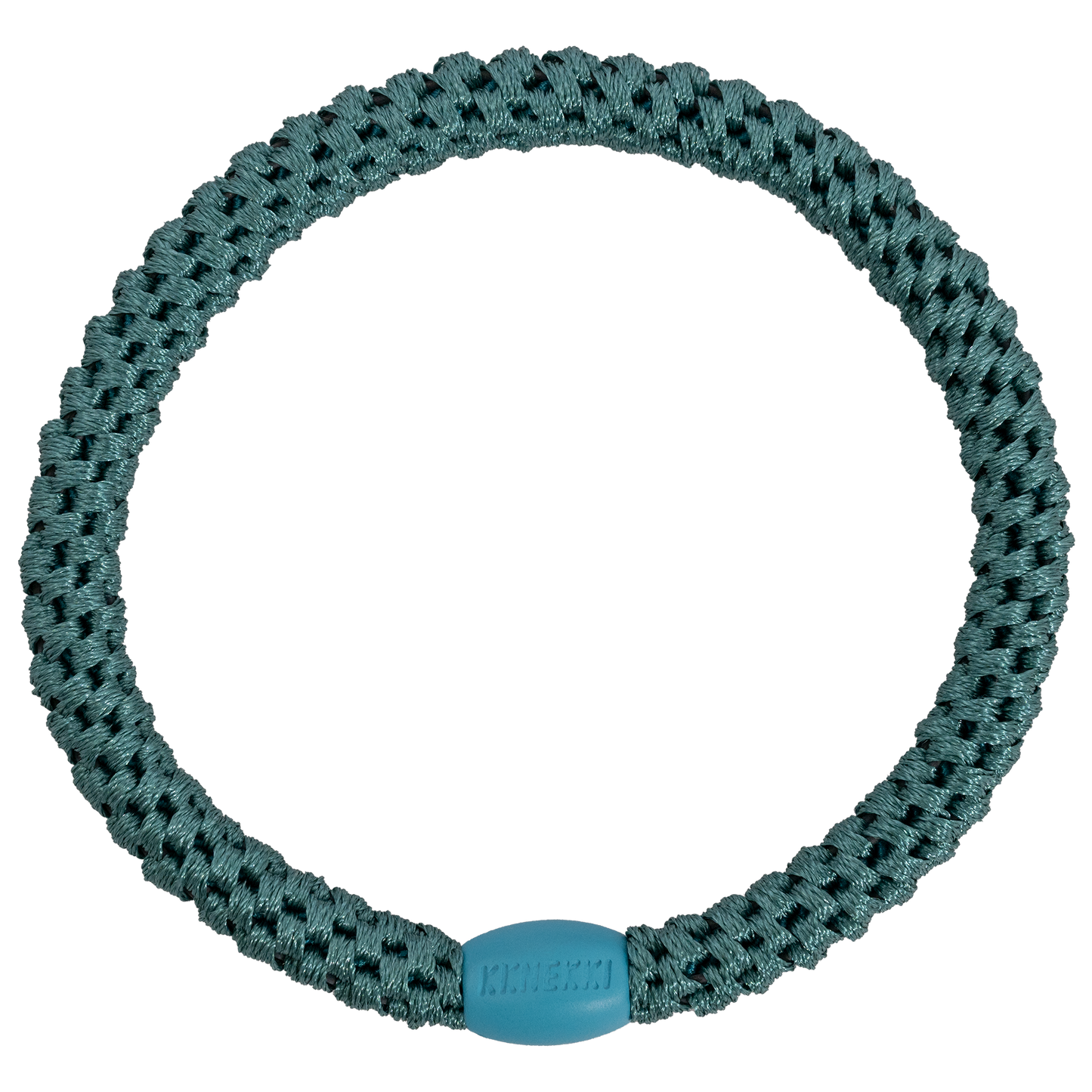 KKNEKKI Original | Haargummi | Slim Petrol Green