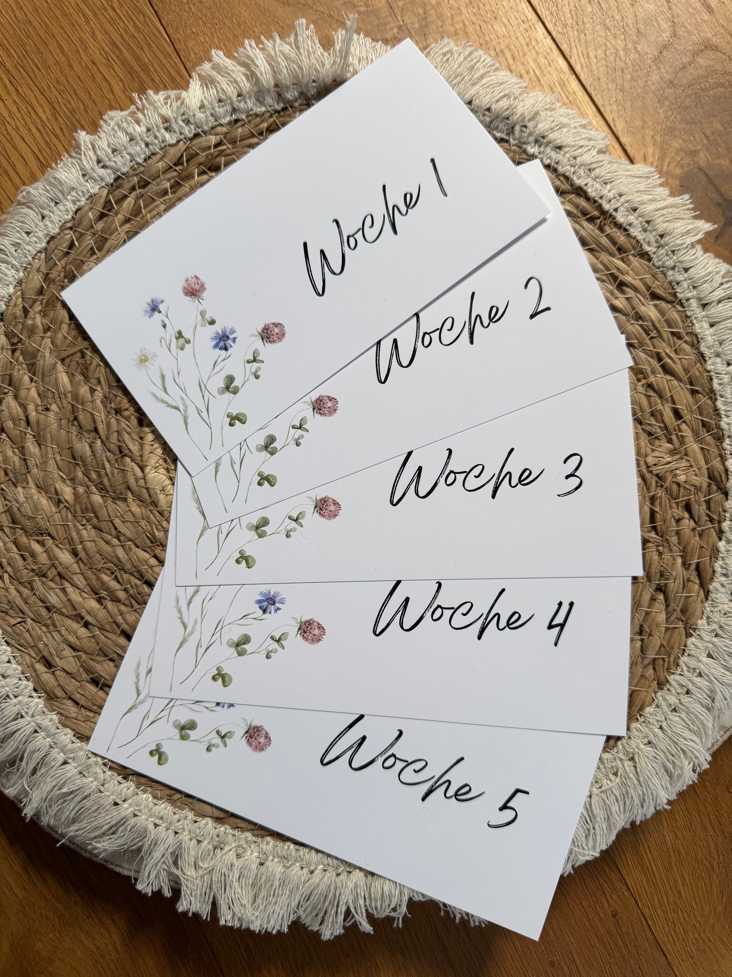 A6 Inlays | Dashboards | Wochenbudget