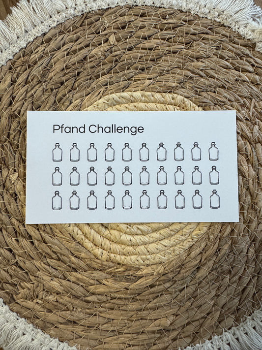 Pfand Challenge | NEUES DESIGN | mit Tracker