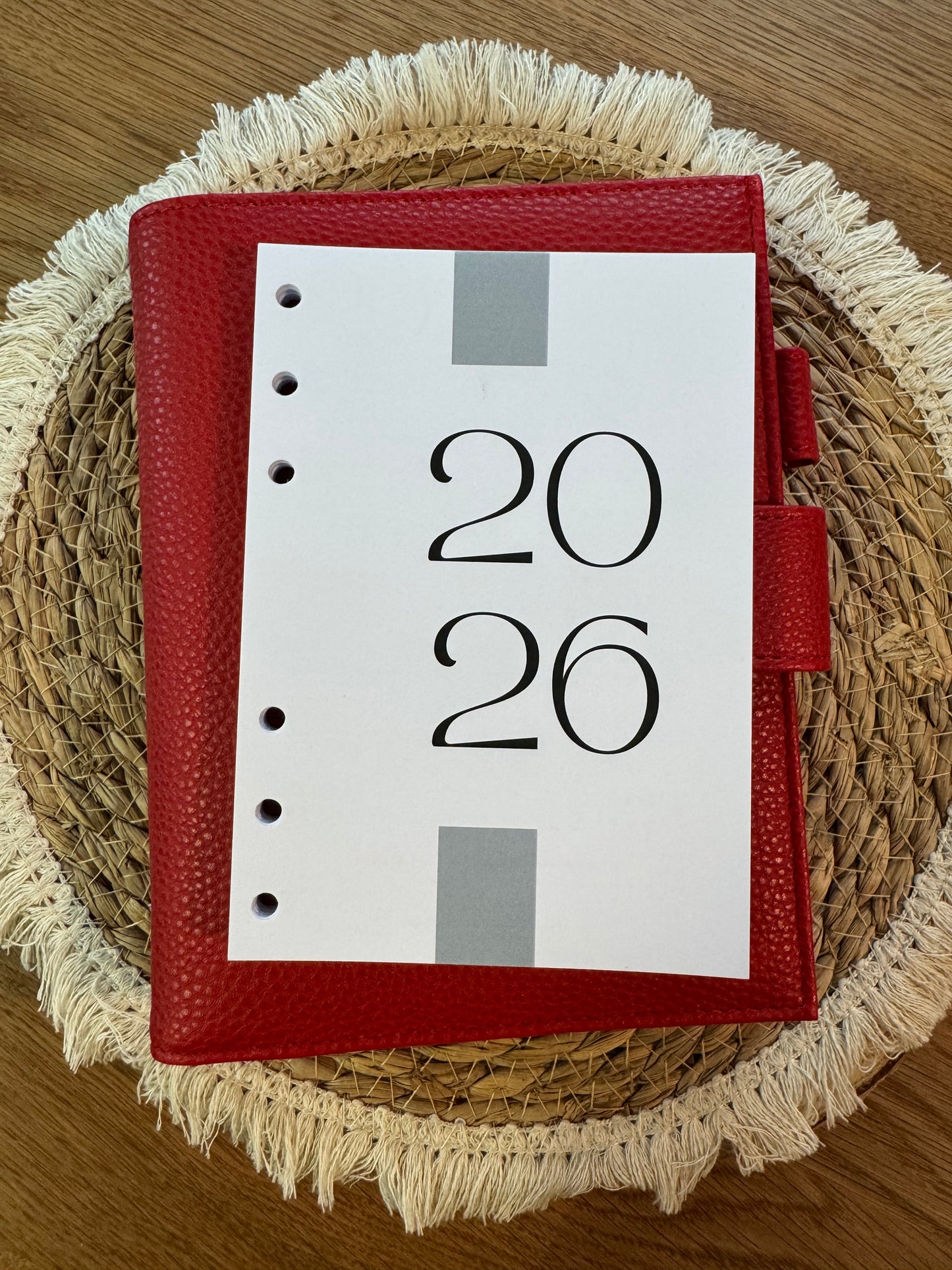 A6 Ringbuch & Kalender Einlage 2026 im Set