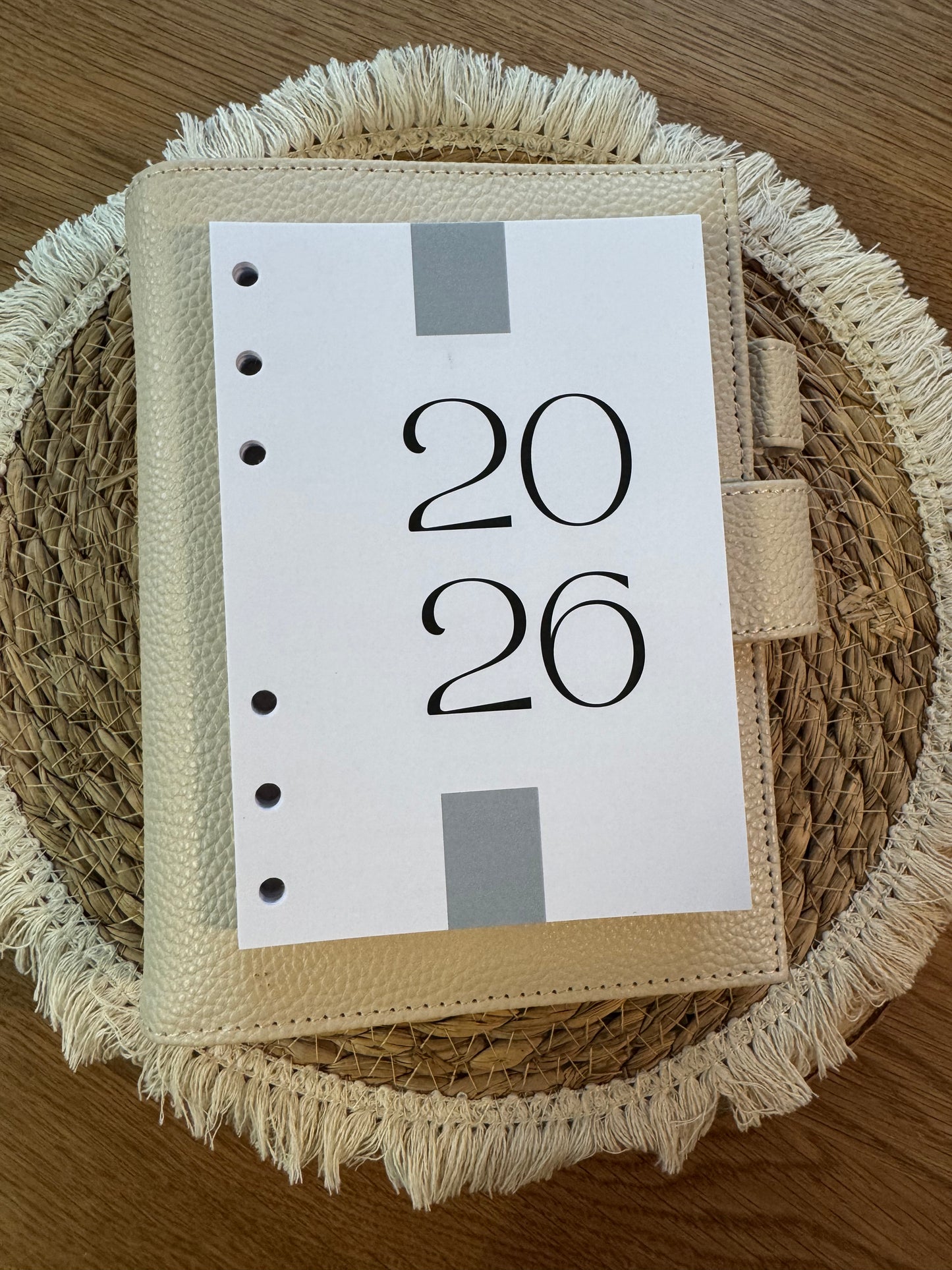 A6 Ringbuch & Kalender Einlage 2026 im Set