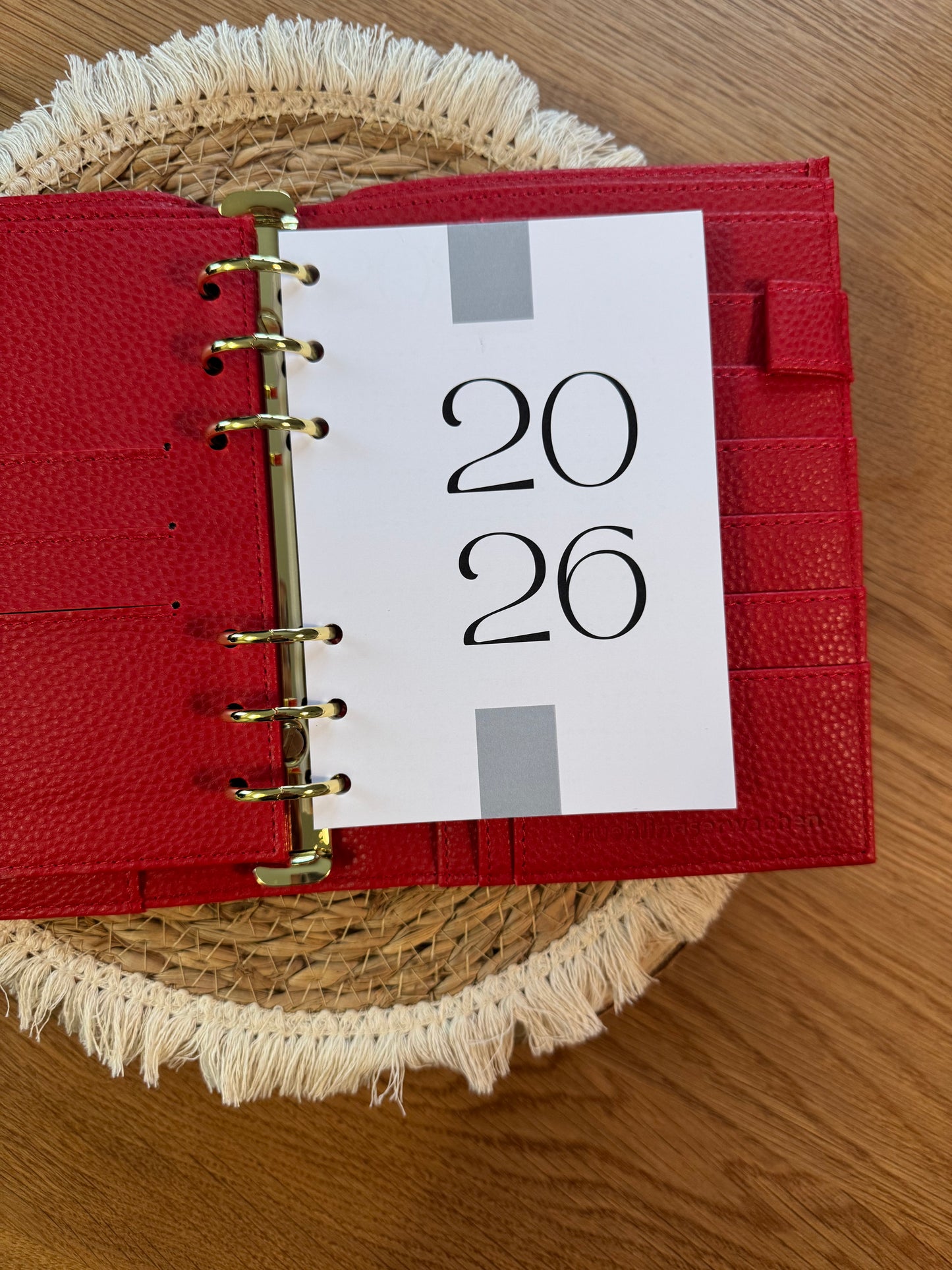 A6 Ringbuch & Kalender Einlage 2026 im Set