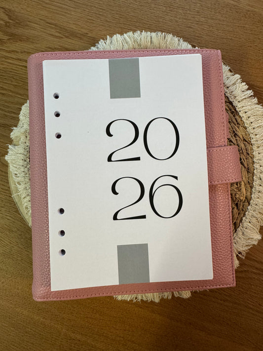 A5 Ringbuch & Kalender Einlage 2026 im Set