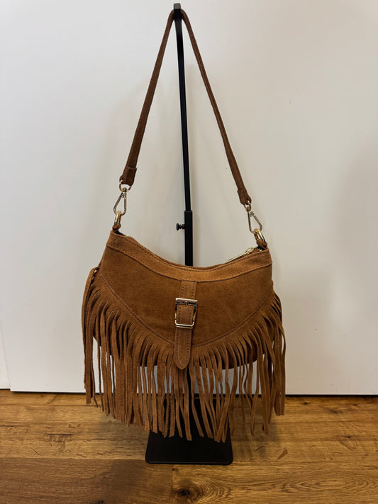 Fransen Tasche TONI | braun