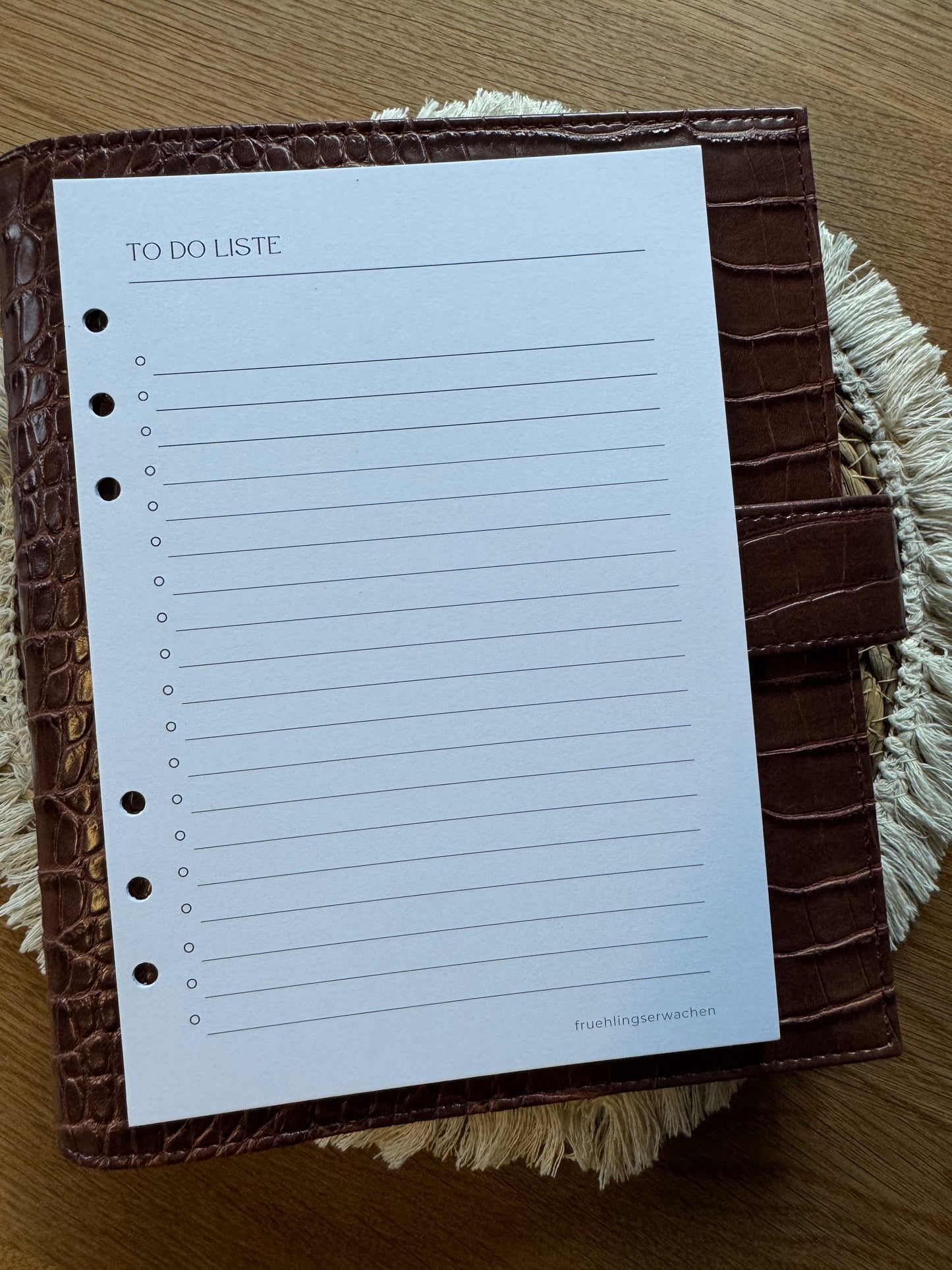 To Do Liste | A5 Ringbuch-Einlagen