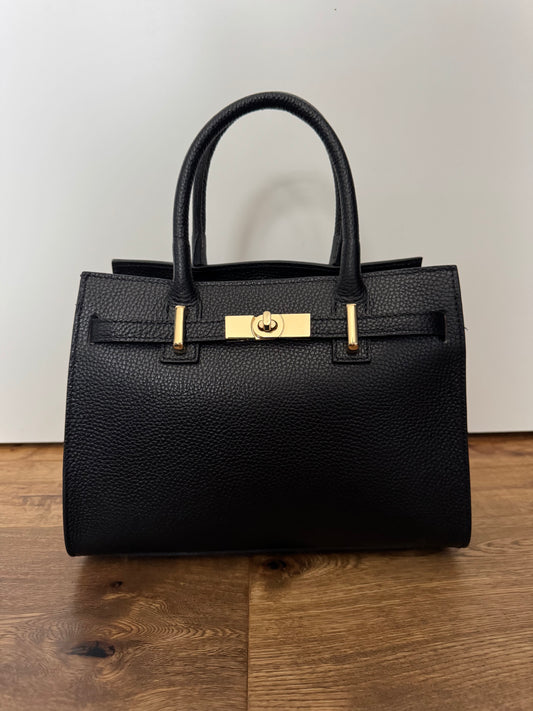 Handtasche LAURA | Größe S | schwarz