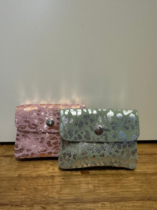 Geldbörse | klein | Glitzer Leo