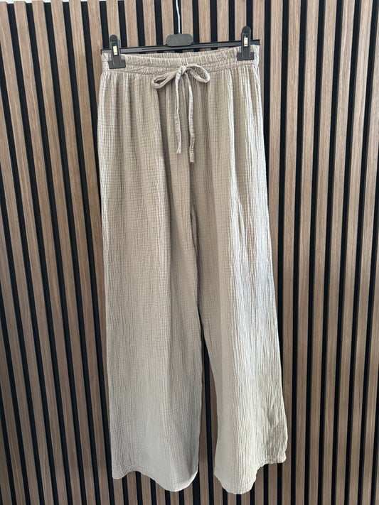 MUSSELIN HOSE | KHAKI