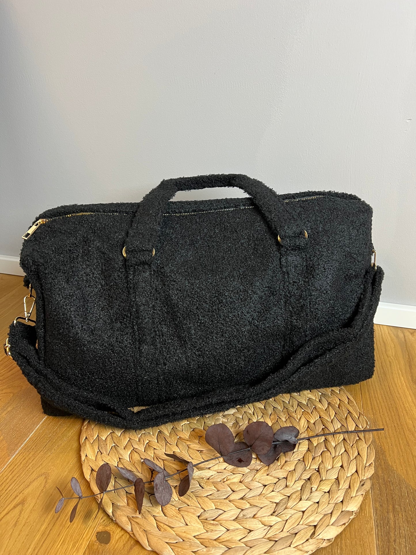 Teddy Handtasche - Dufflebag - Farben braun und schwarz