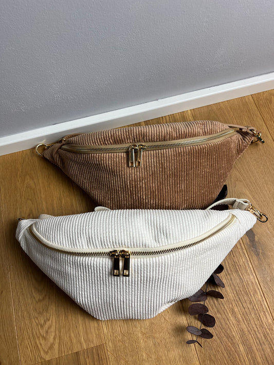 Cord Bauchtasche XL