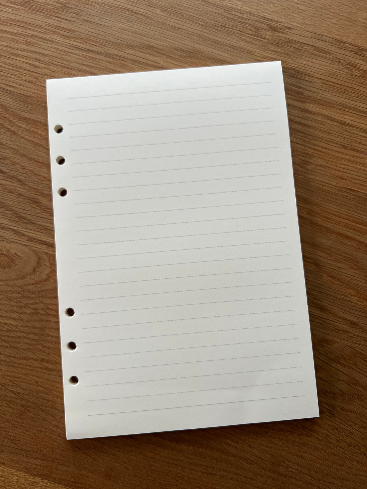 Papier-Einlagen für A5 Budget Binder | liniert | kariert | gepunktet