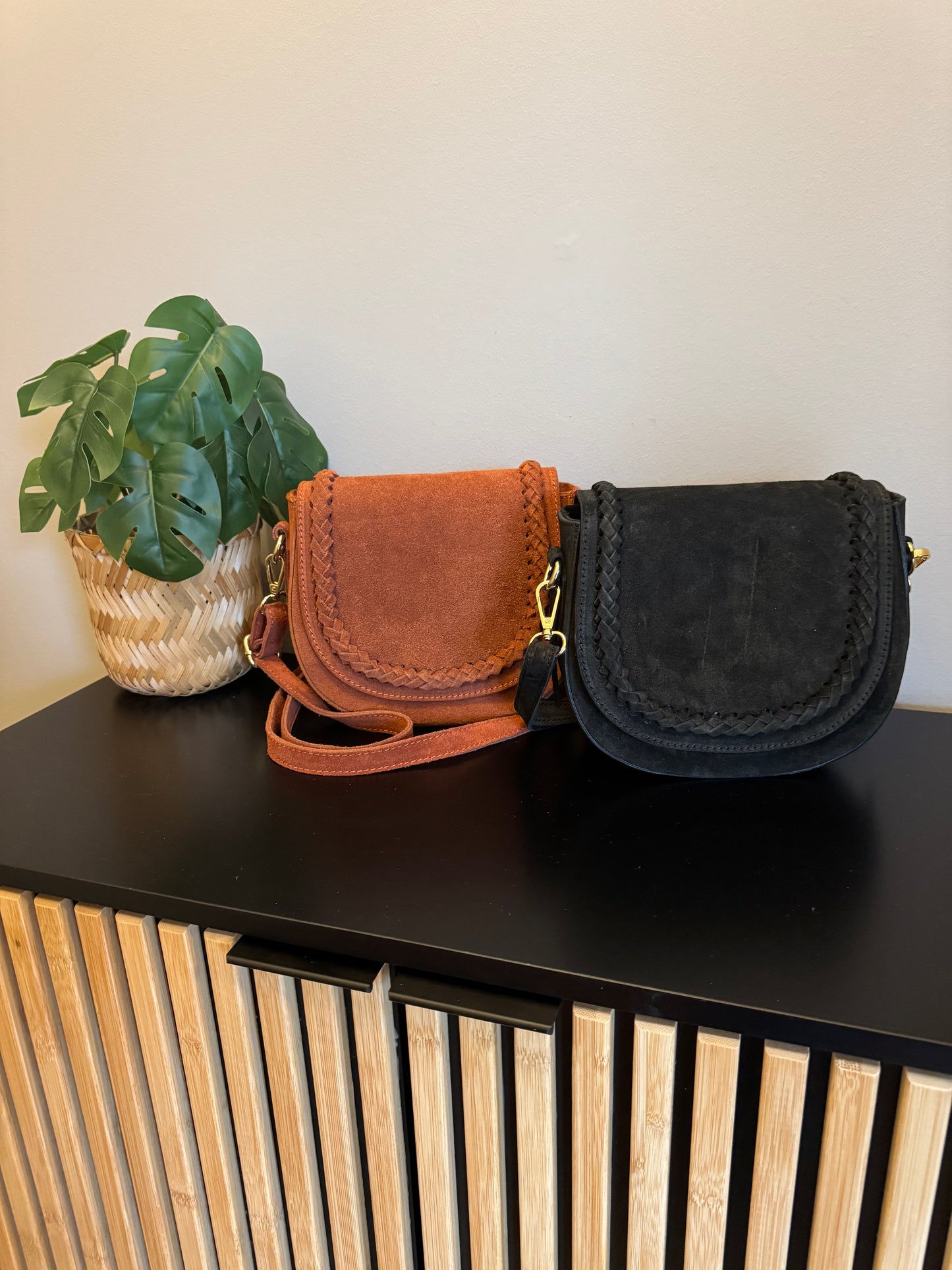 Handtasche PAULA | Wildleder