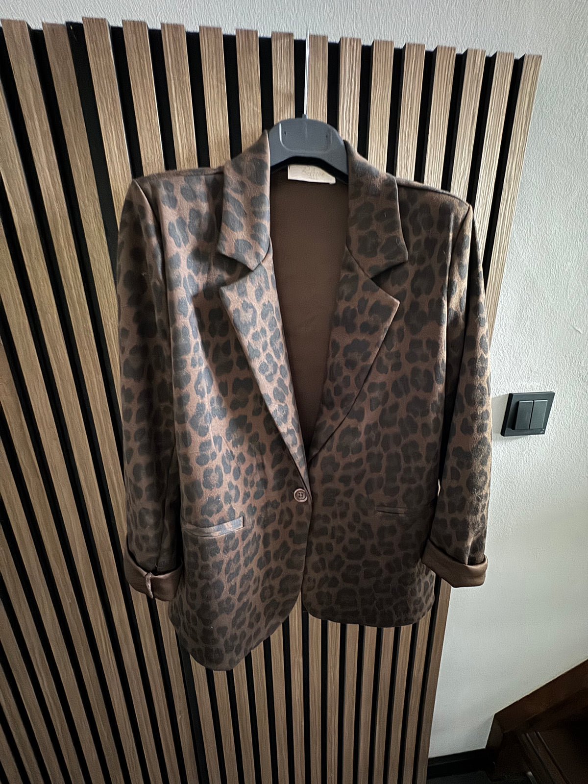 BUTTERSTOFF BLAZER LEO | CHOCOLATE