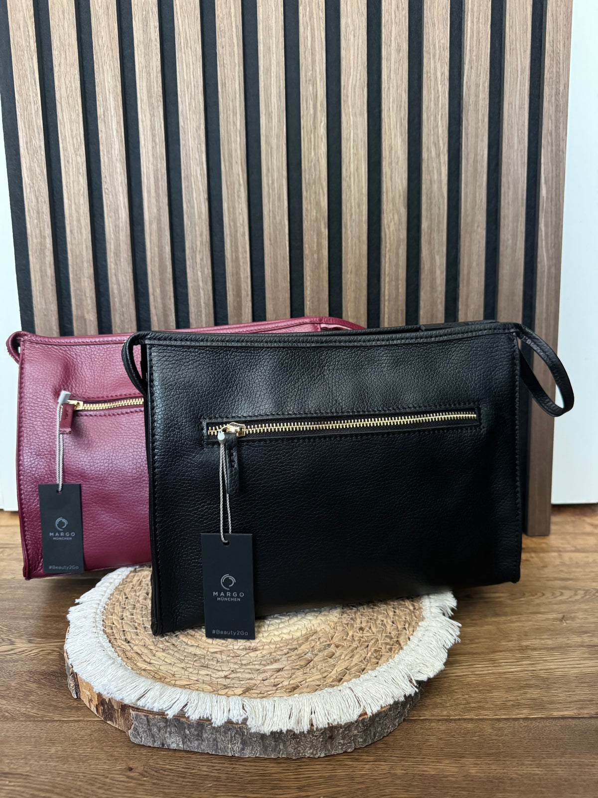 KOSMETIKTASCHE DE LUXE - LEDER