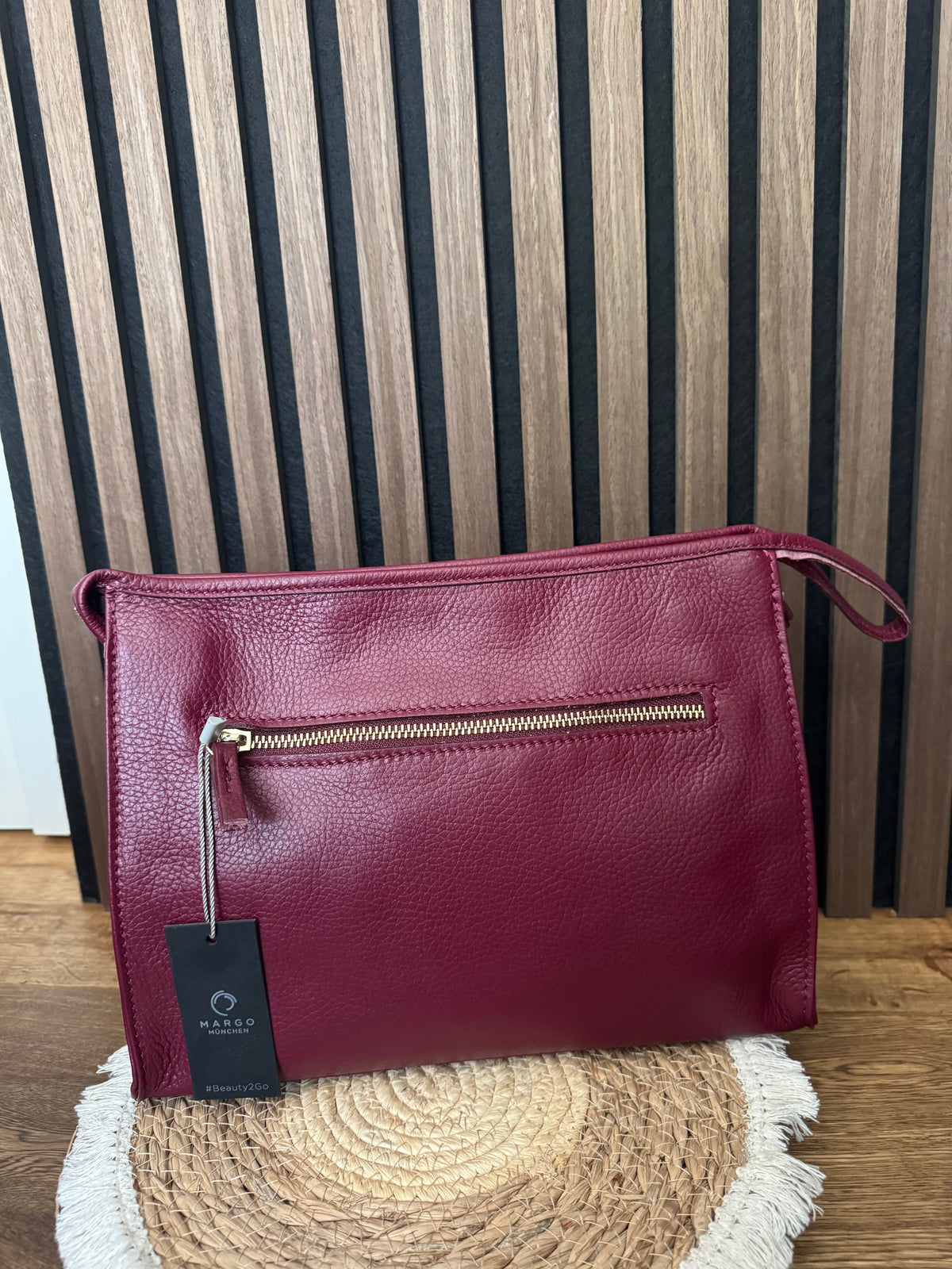 KOSMETIKTASCHE DE LUXE - LEDER