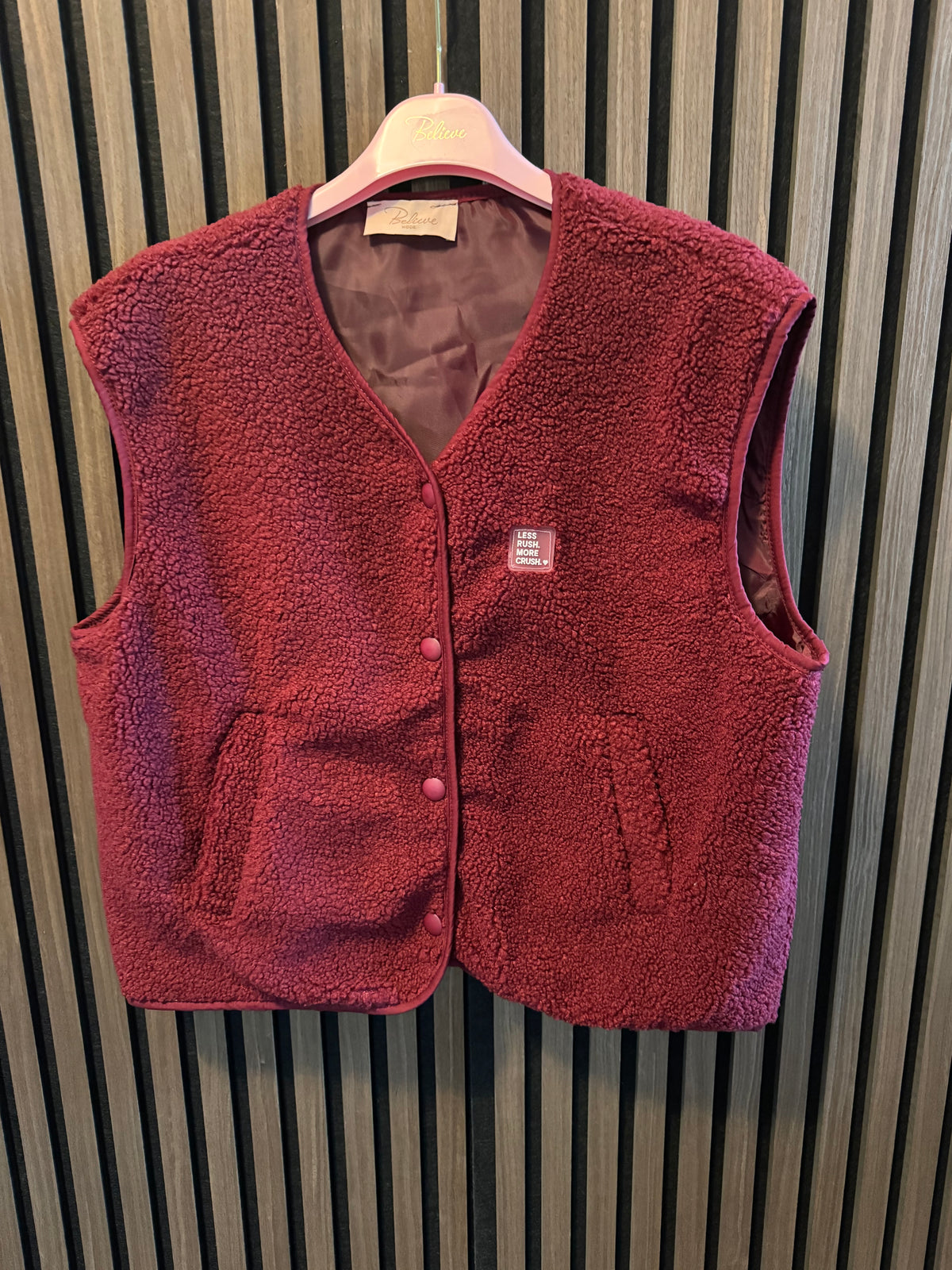 TEDDY WESTE | BURGUNDY