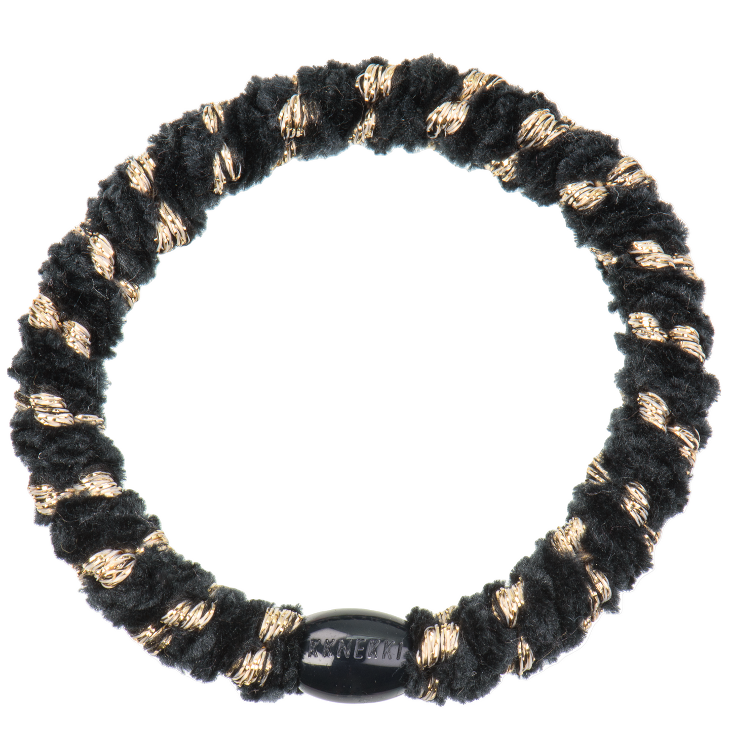KKNEKKI Original |  Haargummi | Velvet Stripe Black