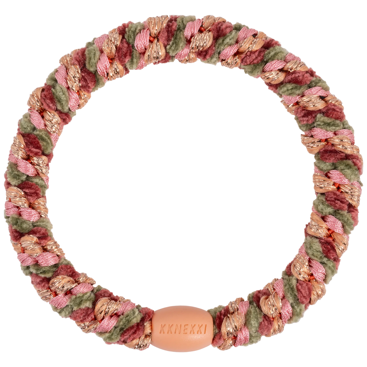 KKNEKKI Original |  Haargummi | MIX FADED ROSE CAMO VELVET